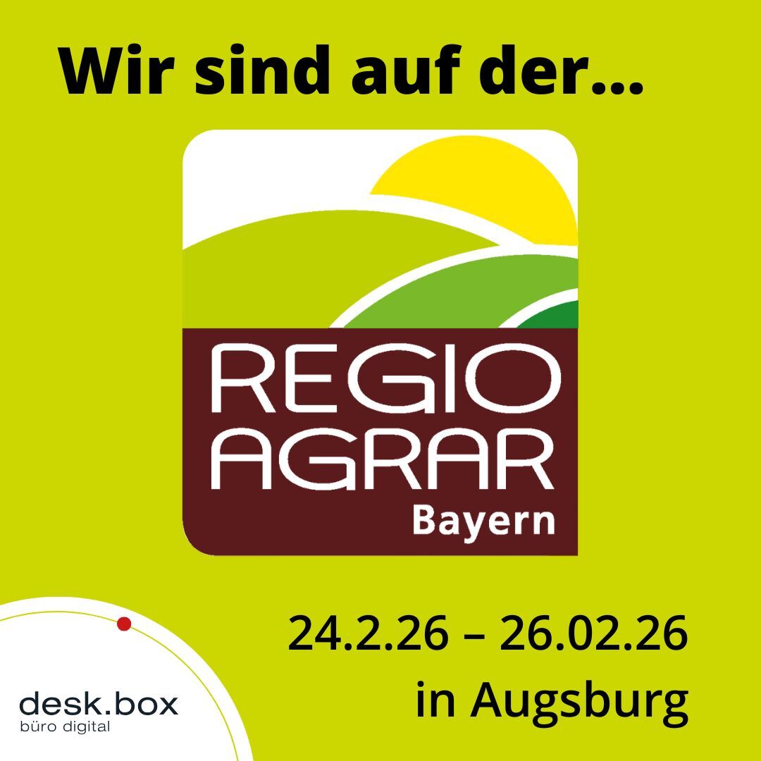 desk.box auf der RegioAgrar